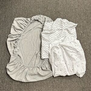 100% cotton mini crib sheets